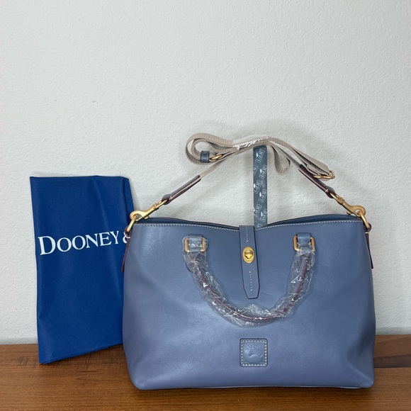 New DOONEY & BOURKE Large Satchel Bag Steel Blue Style (8L2479 XQ) - Picture 14 of 14